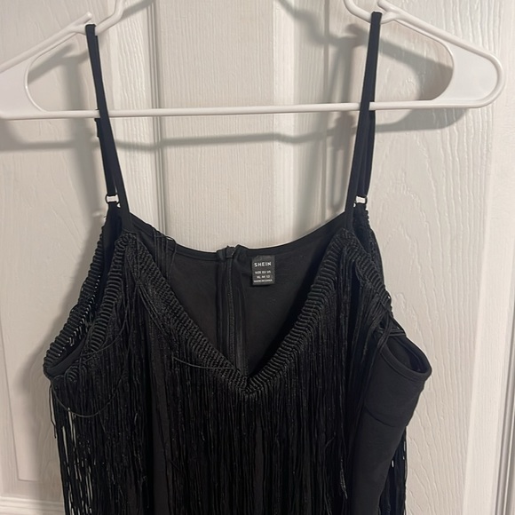 SHEIN black flapper style dress - Picture 3 of 6